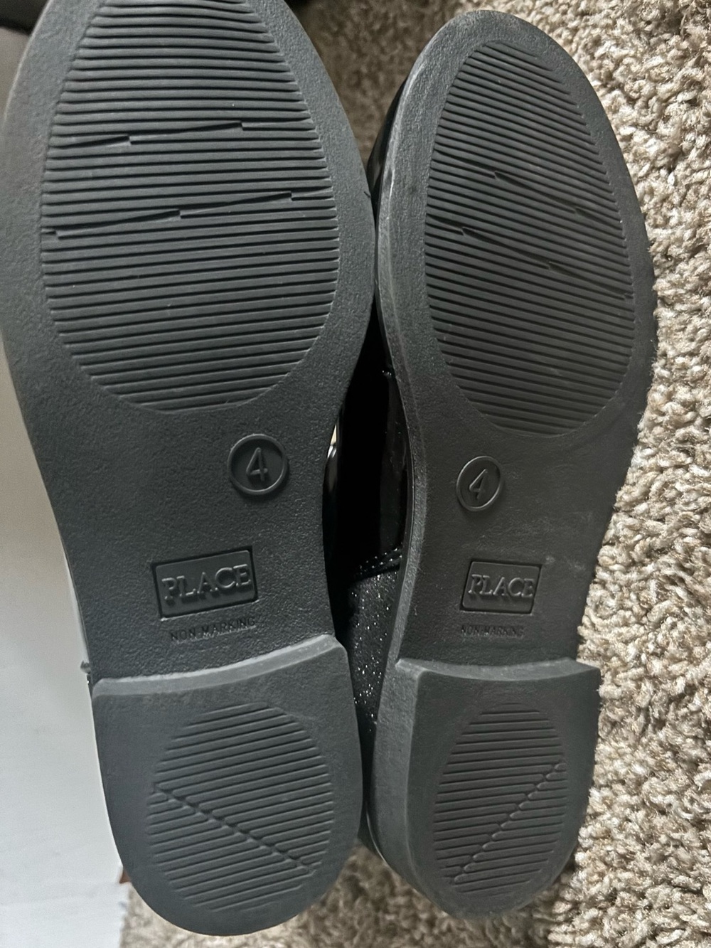 The Children's Place Black Kids' Boots with Glossy Detail